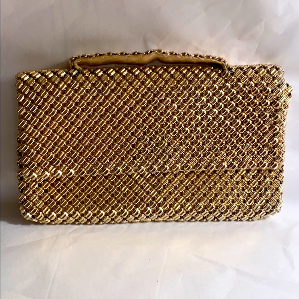 Whiting & Davis Vintage Liquid Gold Evening bag